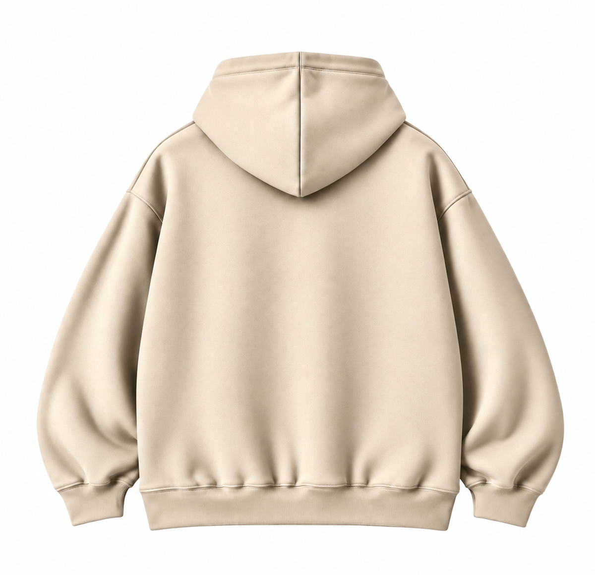 Beige hoodie - Back