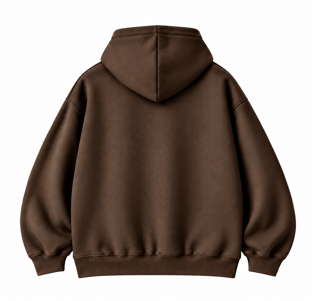 Brown hoodie - Back
