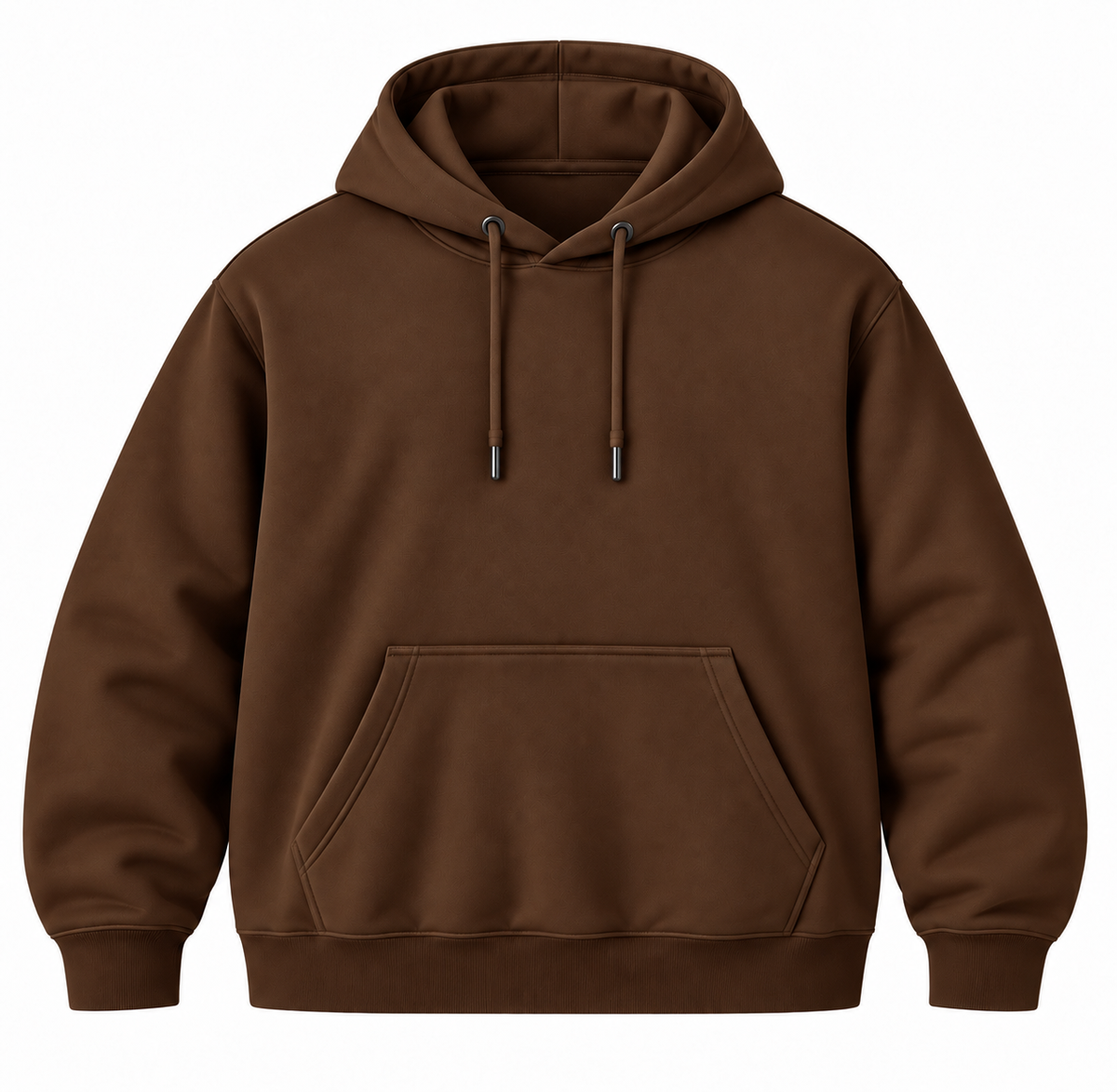 Brown hoodie - Front