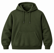 Olive Green hoodie - Front