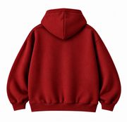 Red hoodie - Back