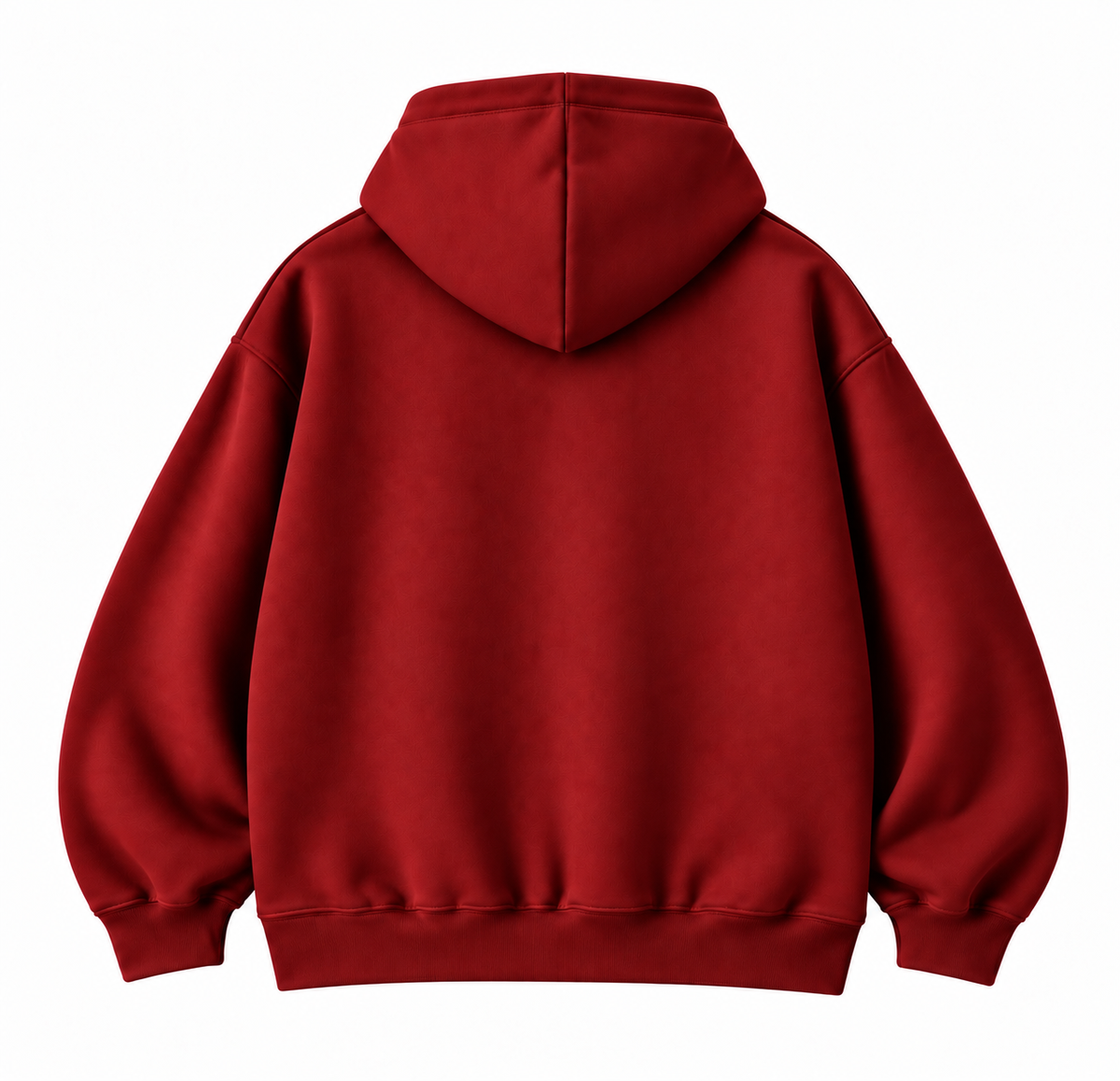 Red hoodie - Back